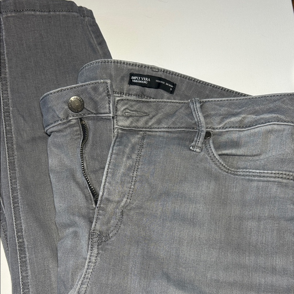 Simply Vera Vera Wang Gray Skinny Jeans